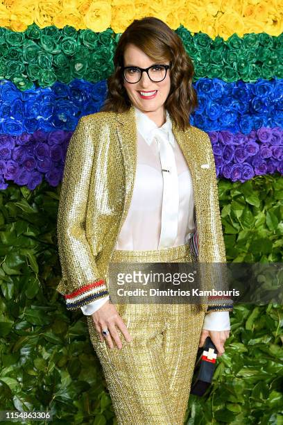 Tina Fey attends the 73rd Annual Tony Awards at Radio City Music Hall on June 09, 2019 in New York City.