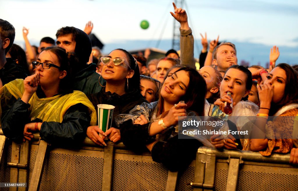 Festival goers enjoy Parklife festival at Heaton Park on June 09