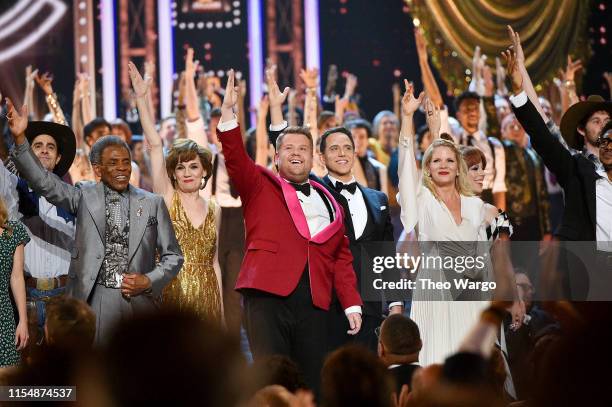 James Corden performs onstage during the 2019 Tony Awards at Radio City Music Hall on June 9, 2019 in New York City.