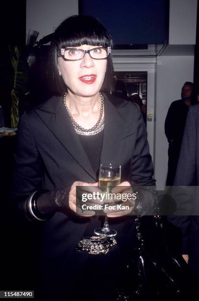 Chantal Thomas during Shangri La Hotels and Resorts Cocktail Tribute to Zhang Ziyi - at La Maison Blanche Restaurant in Paris, France.