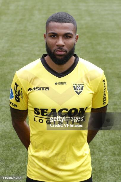 Jerome Sinclair during the team presentation of VVV-Venlo on July 10, 2019 at the Covebo Stadion De Koel in Venlo, The Netherlands.