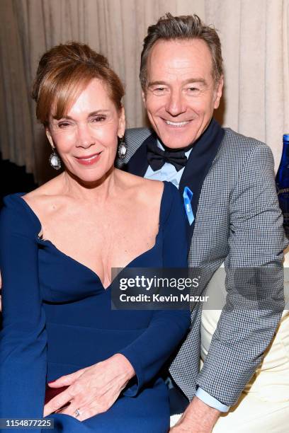Robin Dearden and Bryan Cranston attend the 73rd Annual Tony Awards at Radio City Music Hall on June 09, 2019 in New York City.