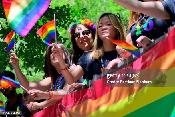 annual philly pride parade - pride parade in philadelphia stock pictures, royalty-free photos & images