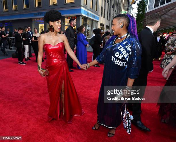 Dominique Morisseau attends the 73rd Annual Tony Awards at Radio City Music Hall on June 09, 2019 in New York City.