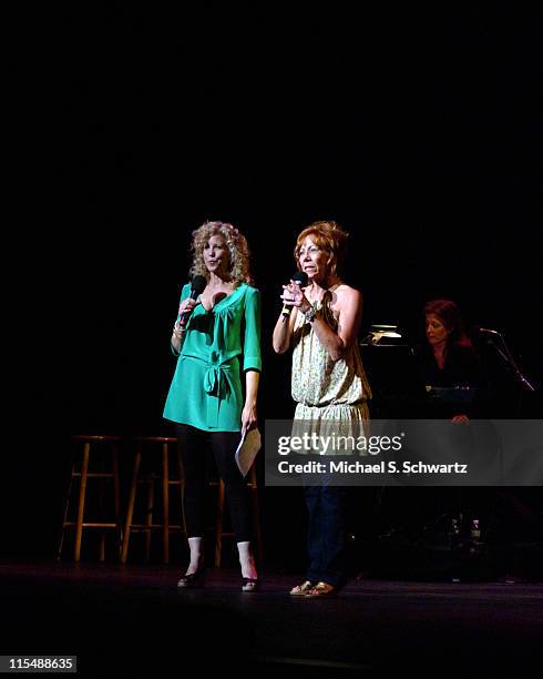 Nancy Allen and Mindy Sterling during "weSparkle, Take VI Comedy Tonight" Honoring Jonathan Winters at The Alex Theatre in Glendale, California,...