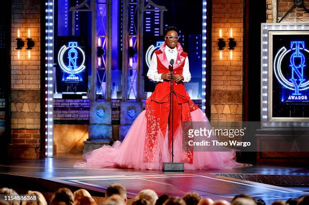 Billy Porter speaks onstage during the 2019 Tony Awards at Radio City Music Hall on June 9, 2019 in New York City.
