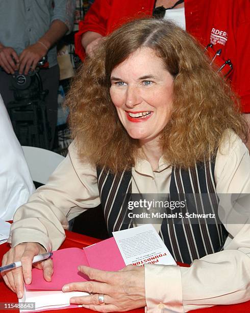 Paula Poundstone during her book signing of "There's Nothing In This Book That I Meant to Say", April 29 held at the LA Times Festival of Books, in...