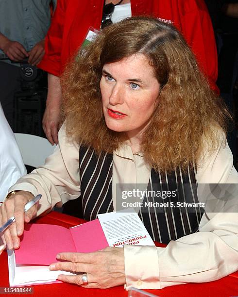 Paula Poundstone during her book signing of "There's Nothing In This Book That I Meant to Say", April 29 held at the LA Times Festival of Books, in...