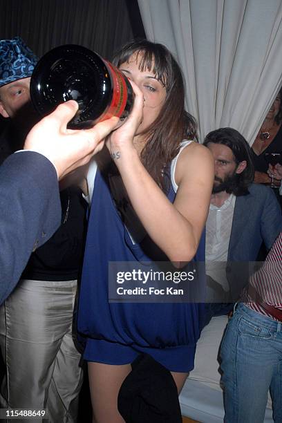 Asia Argento during 2007 Cannes Film Festival - Asia Argento "Don't Tell My Booker" Party at Nikki Beach Carlton Hotel in Cannes, France.