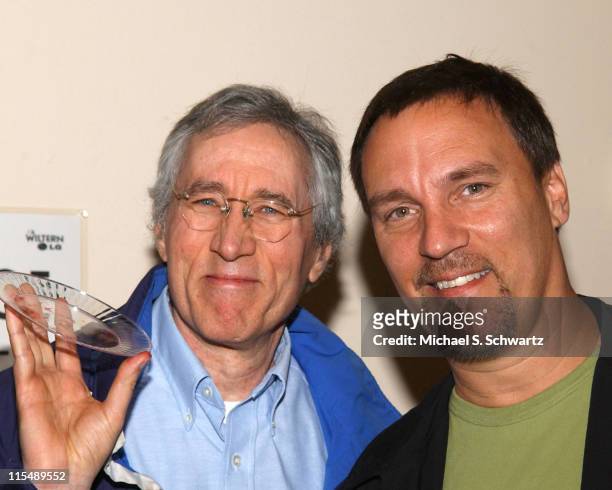 Jim Brogan and Craig Shoemaker during Comedians Perform for Katrina Relief at The Wiltern - October 17, 2005 at The Wiltern Theater in Los Angeles,...