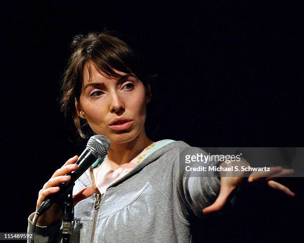 Comedian Whitney Cummings performs at the Hollywood Improv on October 3, 2007 in Hollywood, California.