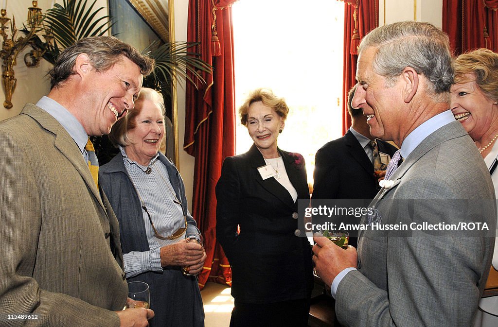 HRH Prince of Wales Attends the Actors Benevolent Fund at Clarence House