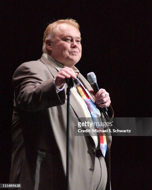 Louie Anderson during Comedians Perform for Katrina Relief at The Wiltern - October 17, 2005 at The Wiltern Theater in Los Angeles, California,...