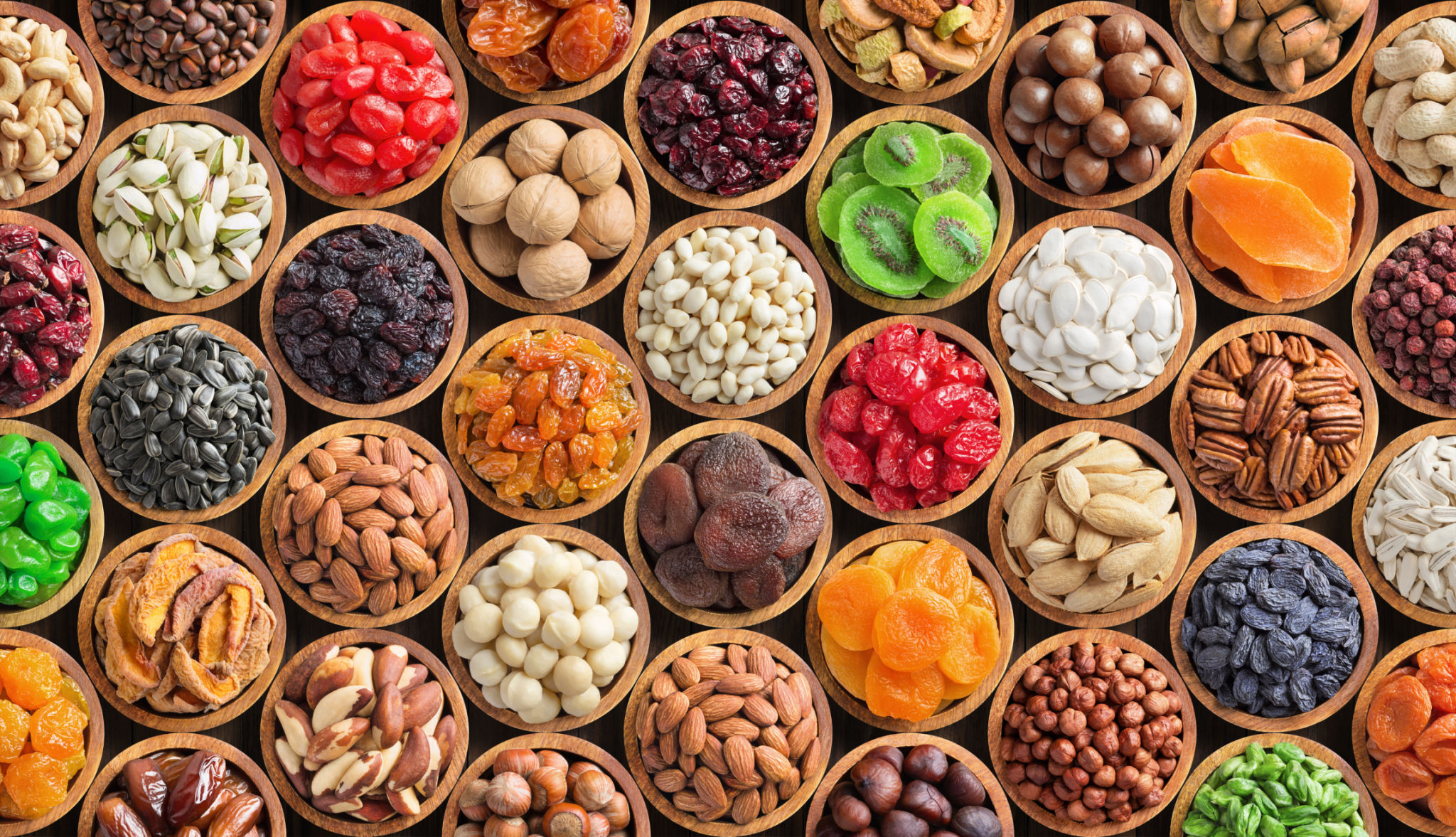 vegan food display