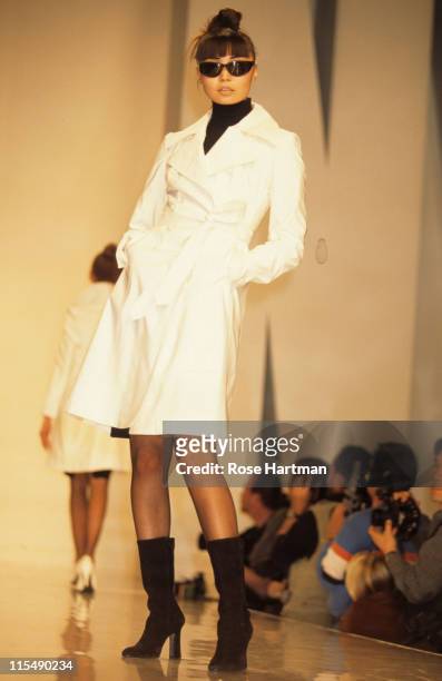 Irina Pantaeva during Donna Karan Fashion Show - 1995 in New York City, New York, United States.