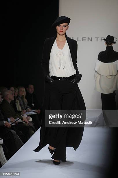 Models wearing Ellen Tracy Fall 2007 during Mercedes-Benz Fashion Week Fall 2007 - Ellen Tracy - Runway at The Showroom, Bryant Park in New York...