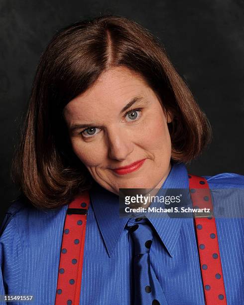 Paula Poundstone poses in an exclusive portrait session at the Ice House on May 22, 2008 in Pasadena, California.
