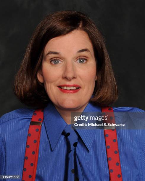 Paula Poundstone poses in an exclusive portrait session at the Ice House on May 22, 2008 in Pasadena, California.