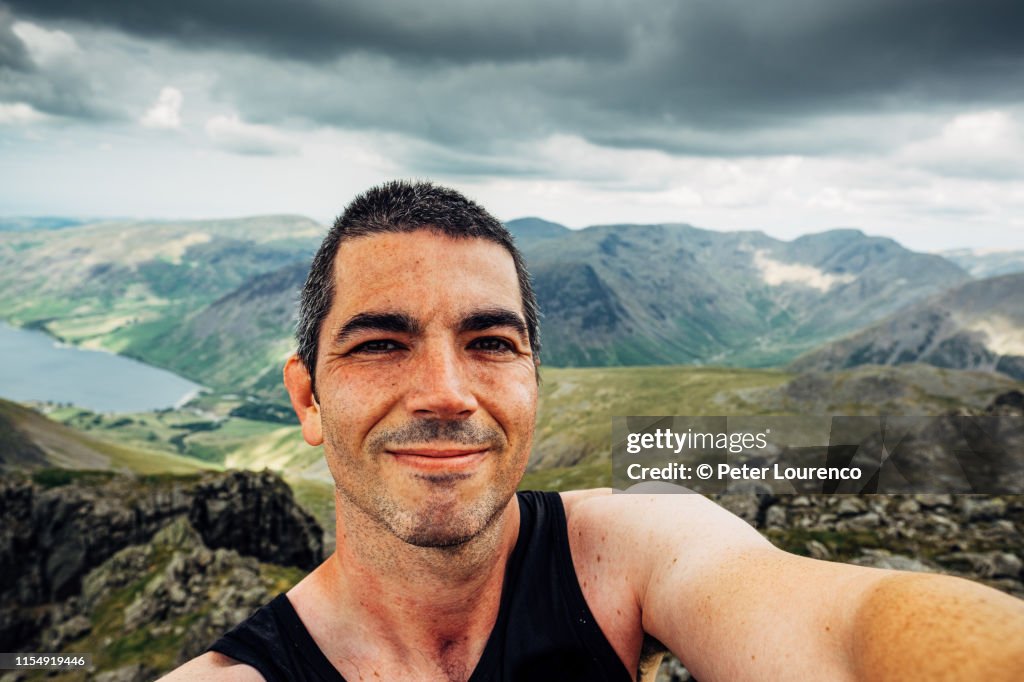 Mountain selfie