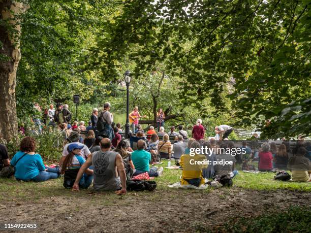 central park musik i new york - park festival bildbanksfoton och bilder