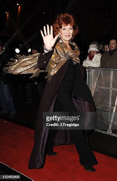 Rula Lenska during "Celebrity Big Brother 4" - First Night at Elstree Studios in London, Great Britain.