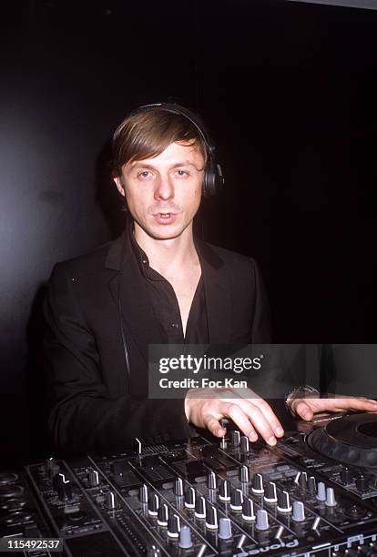 Martin Solveig attends the Pernod Fashion Awards 2007 Party on the "Mirage" Boat on December 4, 2007 in Paris, France.