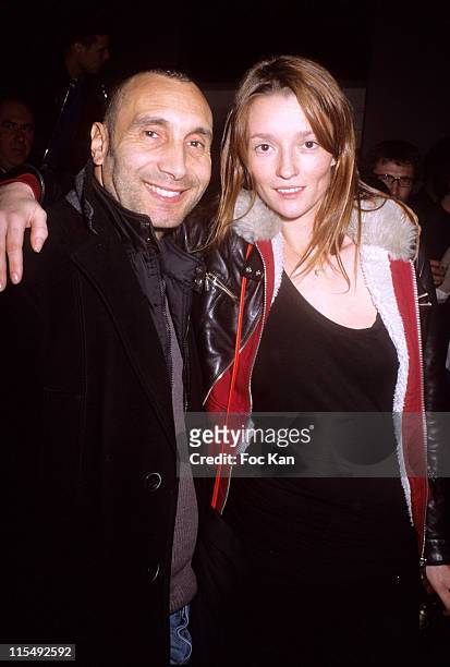 Zinedine Soualem and Audrey Marnay attend the Fooding Awards 2007 Ceremony Party at the Ecole Alsacienne on December 3, 2007 in Paris, France.