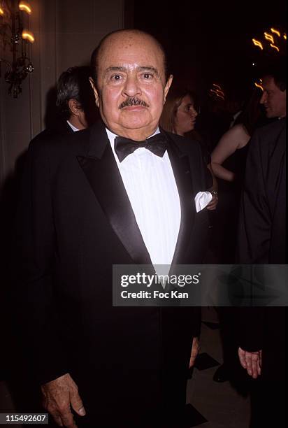 Adnan Khashoggi attends the Bests Awards 2007 Ceremony Party at the Bristol on December 9, 2007 in Paris, France.