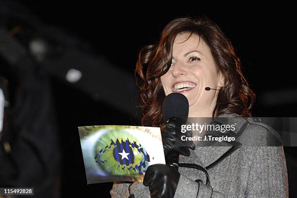 Davina McCall during "Celebrity Big Brother 4" Third Eviction at Elstree Studios in London, Great Britain.