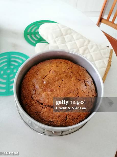 Baked Cake In Pan High-Res Stock Photo