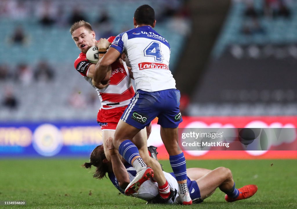 NRL Rd 13 - Bulldogs v Dragons