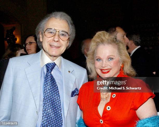 Lalo Schifrin and Carol Connors during The 20th Annual Charlie Awards at The Hollywood Roosevelt Hotel in Hollywood, California, United States.