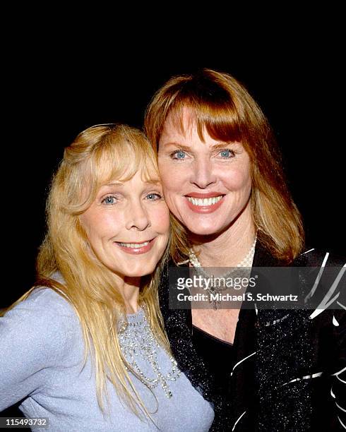Stella Stevens and Mariette Hartley during The 20th Annual Charlie Awards at The Hollywood Roosevelt Hotel in Hollywood, California, United States.