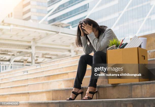 business fail for work concept. - werkloos stockfoto's en -beelden