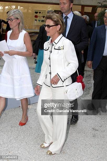 Queen Sonja Of Norway attends the Opening of the Collectors Exhibition at the Danish & Nordic Pavilions during the 53rd International Art Exhibition...