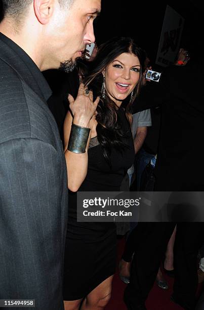 Singer Fergie from the Black Eyed Peas attends the Black Eyed Peas E.N.D. New album Launch Party Concert Arrivals at the VIP Room on June 25, 2009 in...