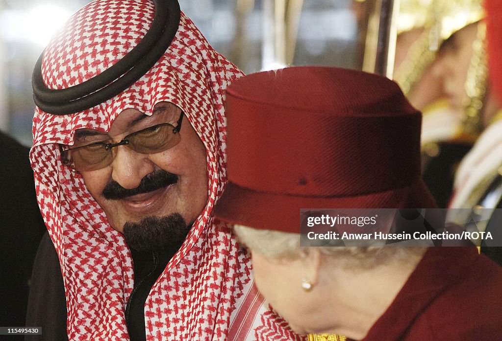 King Abdullah of Saudi Arabia State Visit - Day 1