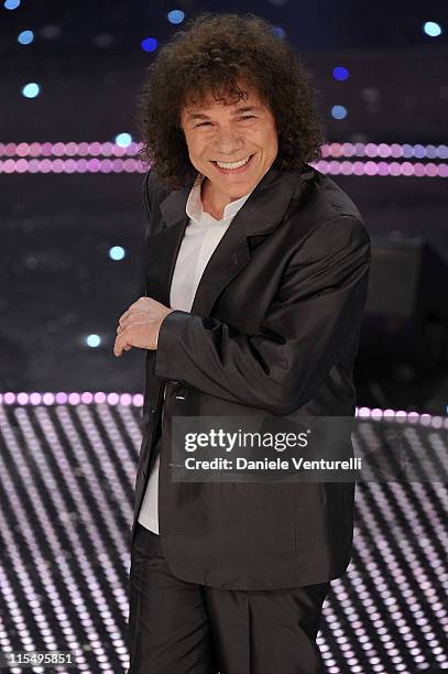 Riccardo Cocciante attends the 60th Sanremo Song Festival at the Ariston Theatre On February 18, 2010 in San Remo, Italy.
