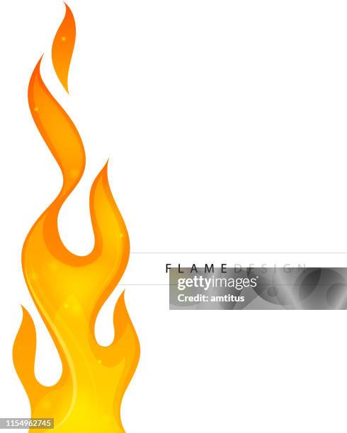 flame design - flame pattern stock illustrations
