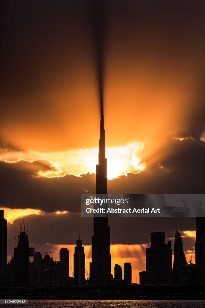 Cityscape sunset, Dubai