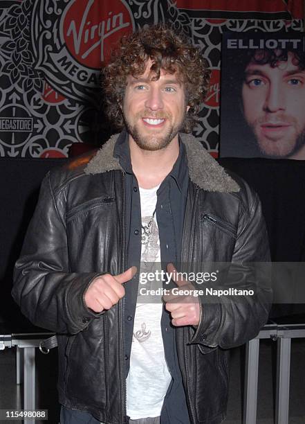 Elliott Yamin during Elliott Yamin Signs his New CD "Elliott Yamin" at The Virgin Megastore in New York City - March 20, 2007 at Virgin Megastore in...