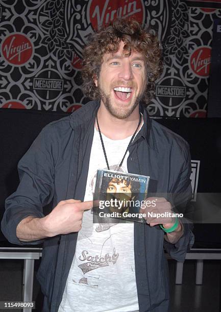 Elliott Yamin during Elliott Yamin Signs his New CD "Elliott Yamin" at The Virgin Megastore in New York City - March 20, 2007 at Virgin Megastore in...