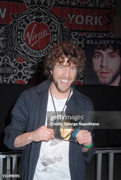 Elliott Yamin during Elliott Yamin Signs his New CD "Elliott Yamin" at The Virgin Megastore in New York City - March 20, 2007 at Virgin Megastore in...