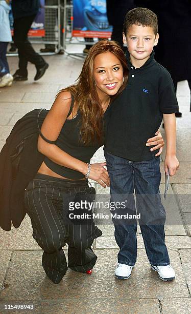 Myleene Klass during "Finding Nemo" London Premiere at The Odeon Leicester Square in London, Great Britain.