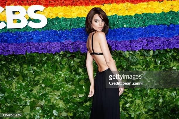 Emily Ratajkowski attends the 73rd Annual Tony Awards at Radio City Music Hall on June 09, 2019 in New York City.