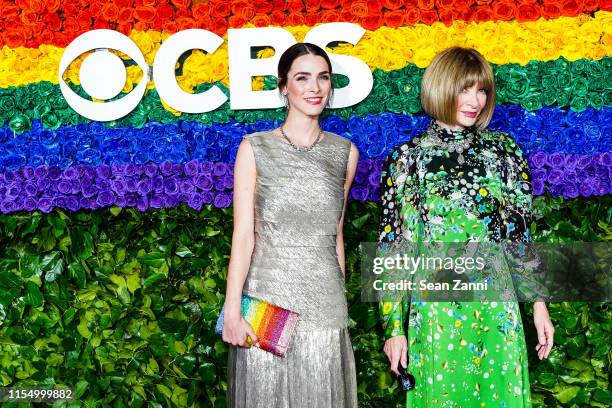 Bee Shaffer Carrozzini and Anna Wintour attend the 73rd Annual Tony Awards at Radio City Music Hall on June 09, 2019 in New York City.