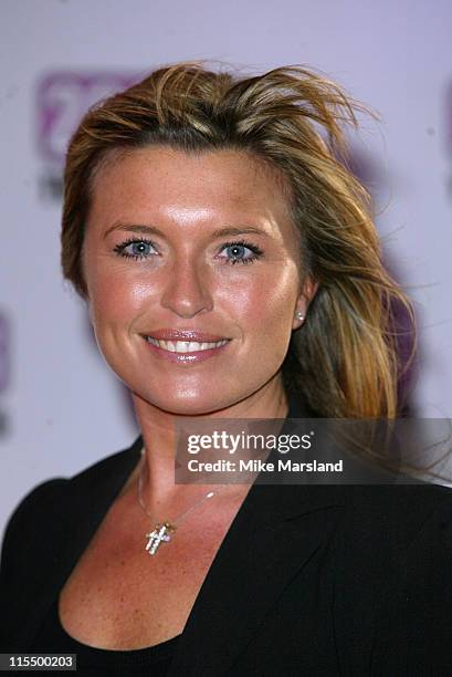 Tina Hobley during The Best of 2003 TV Moments - Arrivals at BBC Television Centre in London, Great Britain.