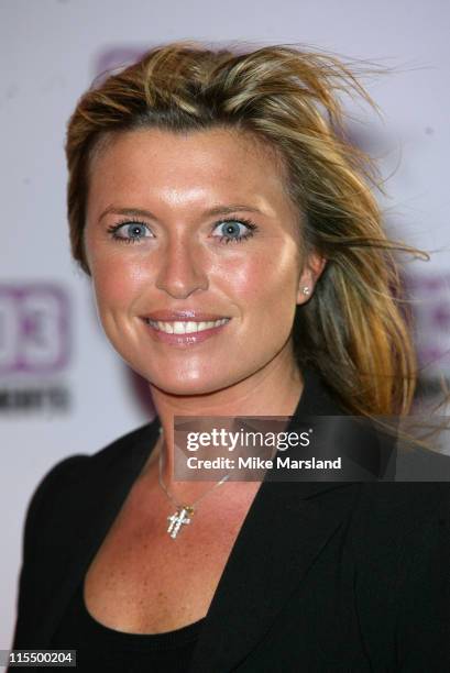 Tina Hobley during The Best of 2003 TV Moments - Arrivals at BBC Television Centre in London, Great Britain.