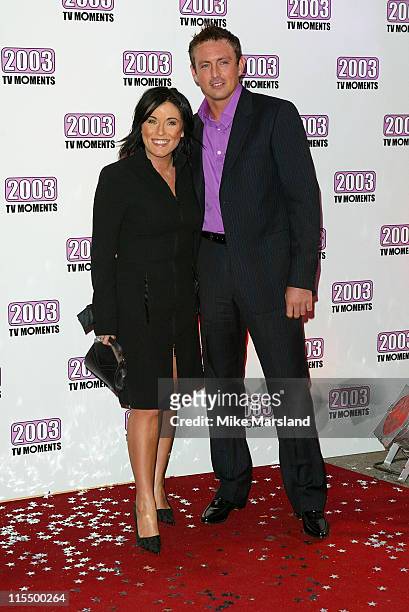 Jessie Wallace during The Best of 2003 TV Moments - Arrivals at BBC Television Centre in London, Great Britain.