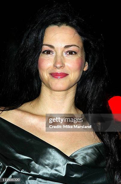 Julie Dreyfus during 2004 Sony Ericsson Empire Film Awards - Arrivals at Dorchester Hotel in London, Great Britain.